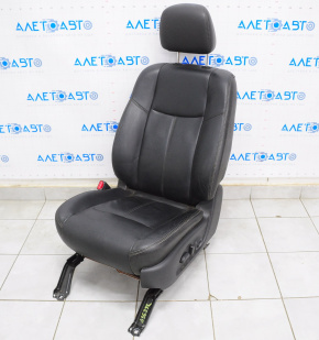 Водительское сидение Nissan Pathfinder 13-20 с airbag, элект, кожа черн