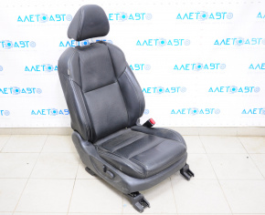 Пассажирское сидение Nissan Maxima A36 16- с airbag, электро, кожа черн