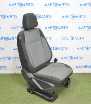 Scaun de pasager Ford Escape MK3 17- fără airbag, manual, material textil, negru-gri.