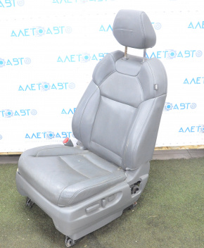 Водительское сидение Acura MDX 16-20 с airbag, электро, кожа сер, потерто