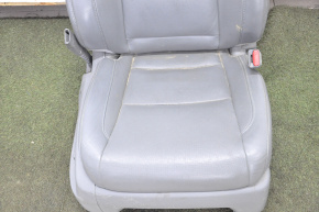 Пассажирское сидение Acura MDX 16-20 с airbag, электро, кожа сер, царапины