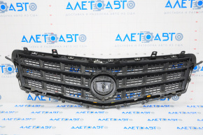 Решетка радиатора grill Cadillac ATS 13-14 мат с молдингом и эмблемой