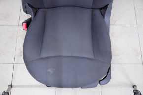 Scaun șofer Fiat 500 12-13 cu airbag, manual, piele-țesătură negru-gri, nevoie de curățare