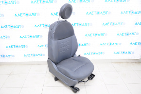 Пассажирское сидение Fiat 500 12-19 с airbag, механич, кож-тряпка черно-серое, под чистку