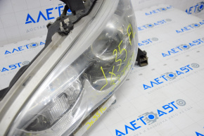 Far stânga față asamblată Infiniti JX35 QX60 13-15 pre-restilizare, xenon, cu suport, pentru polizare