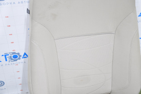 Scaun de pasager Ford Fiesta 11-19 fără airbag, material textil gri, manual, nevoie de curățare