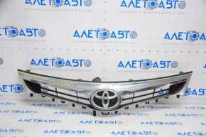 Решетка радиатора grill Toyota Avalon 13-15 3.5 с эмблемой, тычки на хроме