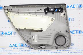 Capacul usii spate dreapta VW Passat b7 12-15 SUA gri, insertie din lemn