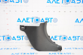 Capacul stâlpului frontal drept inferior Mazda 3 14-18 BM negru, zgârietură