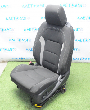 Scaun șofer Chevrolet Camaro 16- fără airbag, textil, electric, negru-gri.