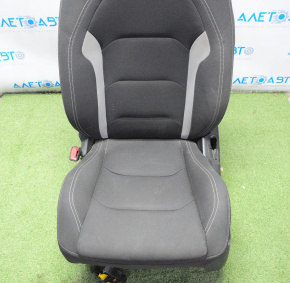 Scaun șofer Chevrolet Camaro 16- fără airbag, textil, electric, negru-gri