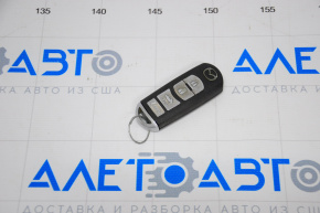 Ключ Mazda 3 14-18 BM 4 кнопки, потерт хром