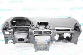 Torpedo cu airbag frontal pentru Ford Ecosport 18-22, cu cheie fără contact, negru, zgârieturi