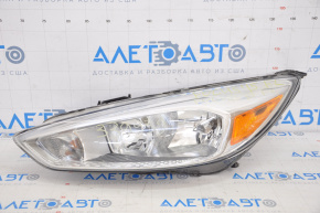 Far stânga față goală Ford Focus mk3 15-18 restilizat, halogen, luminos.