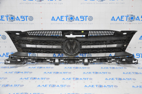 Grila radiatorului asamblată VW Tiguan 12-17 restilizată cu emblemă