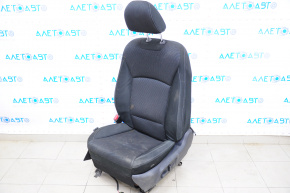 Scaun șofer Subaru Outback 15-19 fără airbag, electric, material textil negru, nevoie de curățare.