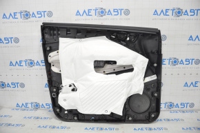 Capacul ușii cartela dreapta față Ford Escape MK3 17-19 negru crom mâner de restyling