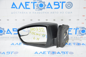 Зеркало боковое левое Ford Focus mk3 15-18 рест 3 пина, структура