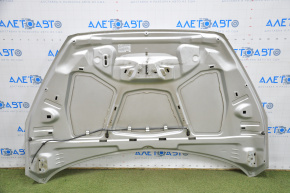 Капот голый Ford Focus mk3 15-18 рест серебро UX тычки, крашенный
