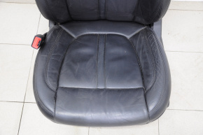 Scaun șofer Lincoln MKZ 13-16 cu airbag, electric, încălzire, piele neagră.