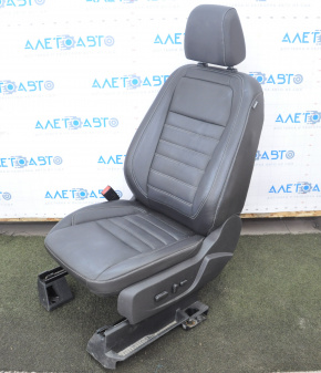 Водительское сидение Ford Escape MK3 13-19 с airbag, электро, кожа черн