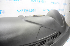 Torpedo panoul frontal cu AIRBAG pentru Ford Fusion mk5 13-20 negru, textil, pentru curățare chimică.