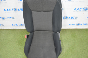 Scaunul șoferului Nissan Sentra 13-19 fără airbag, manual, material textil negru