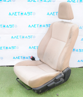 Scaun șofer Toyota Rav4 13-18 fără airbag, material textil bej