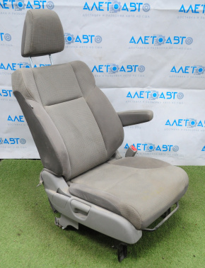 Пассажирское сидение Honda CRV 12-14 без airbag, механич, тряпка серая