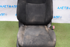 Scaun pasager Nissan Altima 13-18 fără airbag, manual, velur negru, pentru curățare