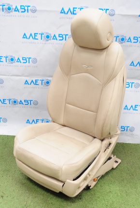 Водительское сидение Cadillac ATS 13- без airbag, электро, кожа беж