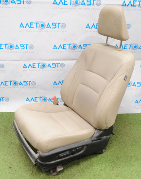 Scaun șofer Honda Accord 13-17 fără airbag, electric, piele bej