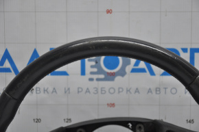 Руль голый Honda Accord 13-17 кожа, черный, с задней накладкой, протерт