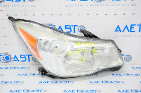 Farul dreapta față Subaru Forester 14-16 gol SJ pre-restilizare halogen, pentru polizare.