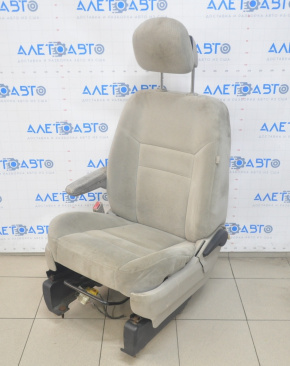 Водительское сидение Dodge Grand Caravan 11-20 тряпка, серое, механич, без airbag