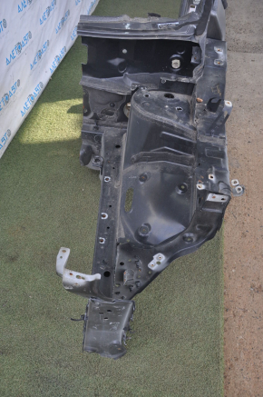 Panoul frontal stânga Nissan Rogue 14-20, gri grafit, cu stâlp central, longeron îndoit, bare