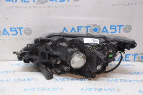 Far dreapta față Nissan Rogue 14-16, gol, halogen, cu suportul rupt, necesită polizare.