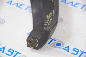 Губа переднего бампера Ford Focus mk3 15-18 рест, протерта, трещина в креп