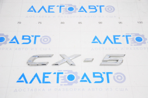 Emblema cu inscripția "CX-5" de pe ușa portbagajului Mazda CX-5 13-16