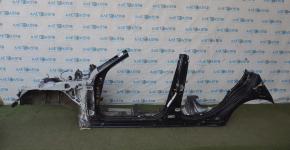 Panoul frontal stânga pentru Lexus GS300 GS350 GS430 GS450h 06-11, albastru, cu stâlp central și rulou.