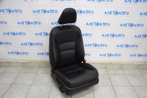 Scaun de pasager pentru Honda Accord 13-17 cu airbag, electric, piele neagră.