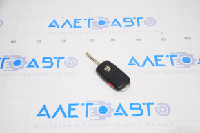 Ключ VW Passat b7 12-15 USA 4 кнопки, раскладной, потертый