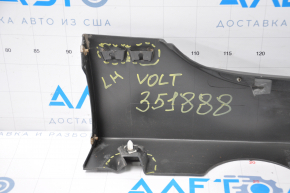 Prag stânga Chevrolet Volt 11-15 cu garnitură deteriorată, suporturi rupte, zgârieturi