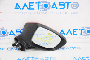 Зеркало боковое правое Mazda 6 13-16 5 пинов, поворотник, красное