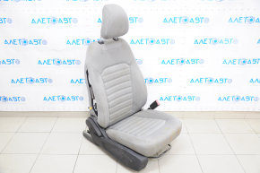 Scaun pasager Ford Fusion mk5 13-16 fără airbag, manual, din material textil, gri, necesită curățare chimică.