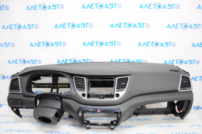 Panoul frontal cu AIRBAG pentru Hyundai Tucson 16-18, negru.