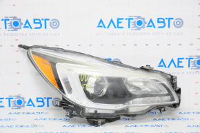 Far dreapta față Subaru Outback 15-17 goală, fără ornament, halogen, întunecată, pentru polizare.