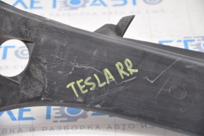 Capacul portbagajului din spate dreapta exterior Tesla Model S 12-20 negru, uzat