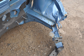 Четверть передняя левая Nissan Leaf 13-17 голубая на кузове, погнут лонжерон, тычки