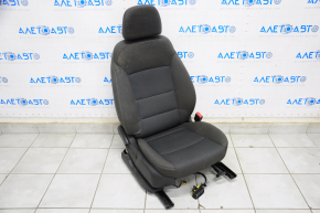 Пассажирское сидение Chevrolet Cruze 16- без airbag, механическое, тряпка, черное, сломана ручка